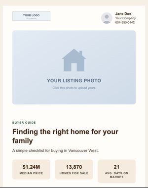 Buyer Guides email template: Neighbourhood
