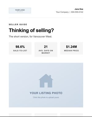 Seller Guides email template: Modern Minimal